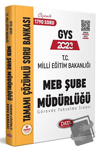 Milli Eğitim Bakanlığı Şube Müdürlüğü Tamamı Çözümlü GYS Soru Bankası 