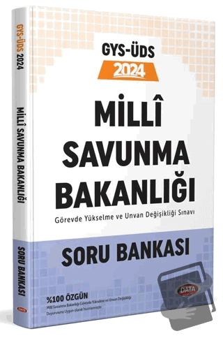 Milli Savunma Bakanlığı GYS Soru Bankası - Kolektif - Data Yayınları -