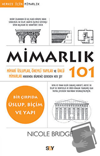 Mimarlık 101 - Nicole Bridge - Say Yayınları - Fiyatı - Yorumları - Sa