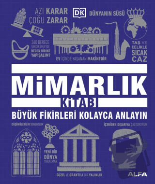 Mimarlık Kitabı Büyük Fikirleri Kolayca Anlayın (Ciltli) - Kolektif - 