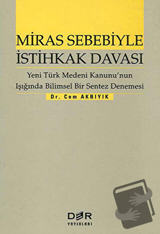 Miras Sebebiyle İstihkak Davası - Cem Akbıyık - Der Yayınları - Fiyatı