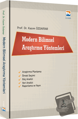 Modern Bilimsel Araştırma Yöntemleri - Kazım Özdamar - Nisan Kitabevi 