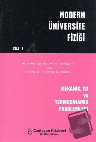 Modern Üniversite Fiziği Cilt: 1 - Fahri Domaniç - Çağlayan Kitabevi -