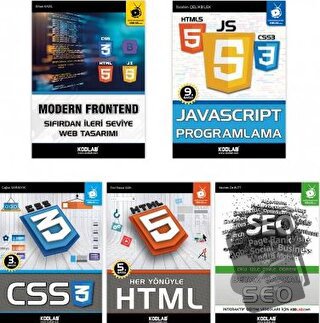 Modern Web Tasarım Seti 2 (5 Kitap Takım) - Kolektif - Kodlab Yayın Da