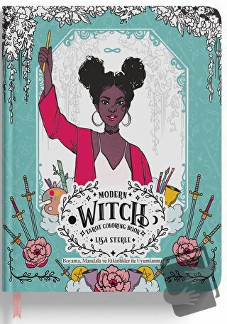 Modern Witch Tarot Coloring Book - Lisa Sterle - Ekorp Kitap - Fiyatı 