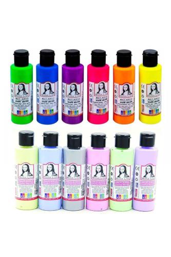 Monalisa Akrilik 12 Renk X 22 Ml Neon/Pastel - - Mona Lisa - Fiyatı - 