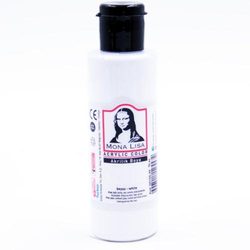 Monalisa Akrilik Boya 70 Ml Beyaz Sd150-09 - 12'li Paket - - Mona Lisa