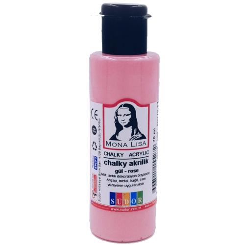 Monalisa Akrilik Boya Chalky 70 Ml Gül Sd170-04 - 12'li Paket - - Mona