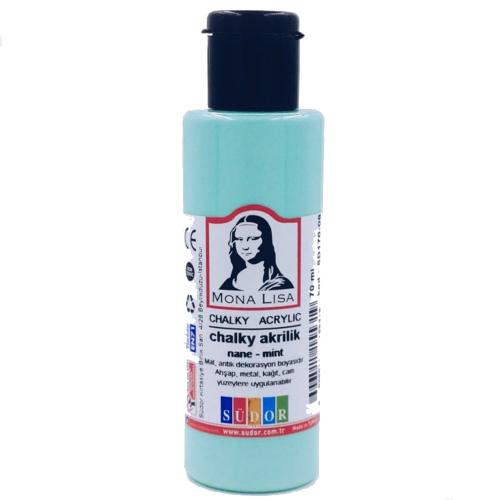 Monalisa Akrilik Boya Chalky 70 Ml Nane Sd170-08 - 12'li Paket - - Mon