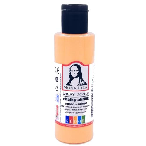 Monalisa Akrilik Boya Chalky 70 Ml Somon Sd170-03 - 12'li Paket - - Mo