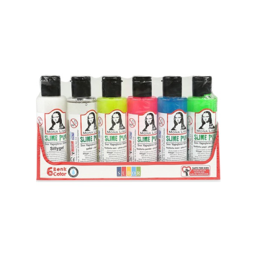 Monalisa Sıvı Yapıştırıcı Slime Set 70 Ml 6 Lı Sl06 - - Mona Lisa - Fi