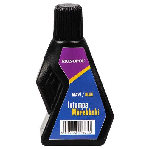 Monopol Istampa Mürekkebi 30 Ml Mavi - 12'li Paket - - Monopol - Fiyat