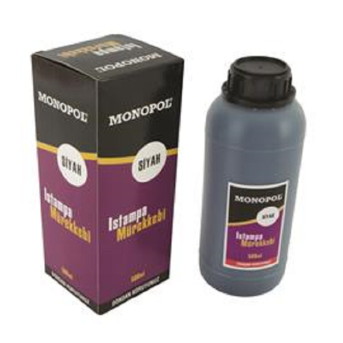 Monopol Istampa Mürekkebi 30 Ml Siyah - 12'li Paket - - Monopol - Fiya