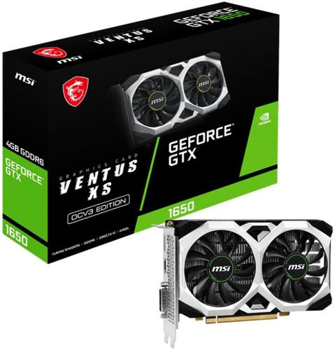 Msi Geforce Gtx 1650 D6 Ventus Xs Ocv3 4Gb Gddr6 128 Bit Ekran Kartı -