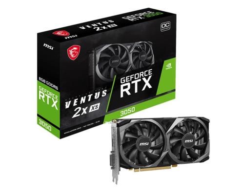 Msi Geforce Rtx3050 Ventus 2X Xs 8G Oc Gddr6 128Bit Dx12 Gaming (Oyunc