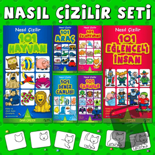 Nasıl Çizilir Seti (6 Kitap Takım) - Dan Green - Kuzey Yayınları - Fiy