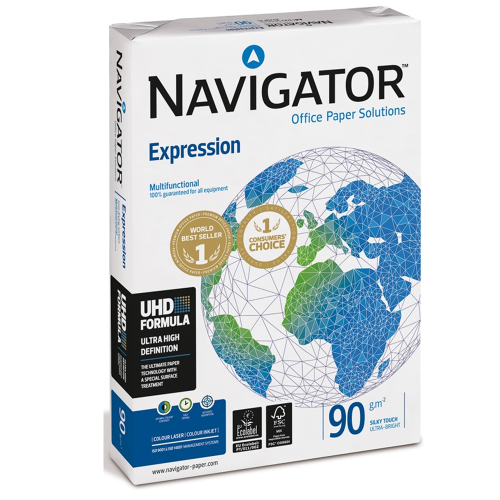 Navigator Gramajlı Kağıt Laser-Copy-Inkjet Expression 500 Lü A4 90 Gr 