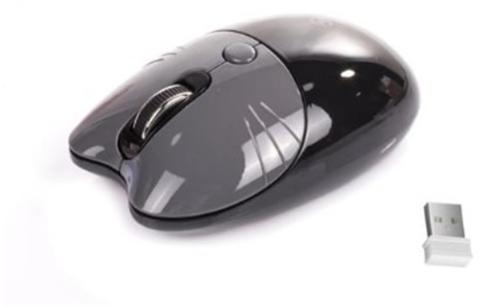 Ndneed Sevimli Kedi Kablosuz Siyah Bluetooth Mouse - - Ndneed - Fiyatı