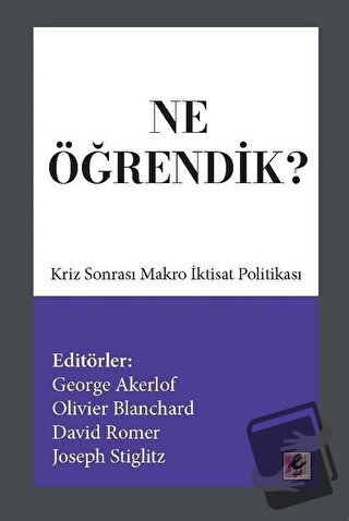 Ne Öğrendik? - David Romer - Efil Yayınevi - Fiyatı - Yorumları - Satı