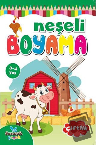 Neşeli Boyama - Çiftlik - Fatıma Gülbahar Karaca - Sancak Çocuk - Fiya