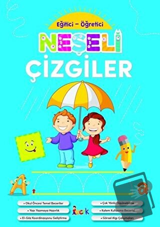 Neşeli Çizgiler - Eğitici-Öğretici - Kolektif - Bıcırık Yayınları - Fi