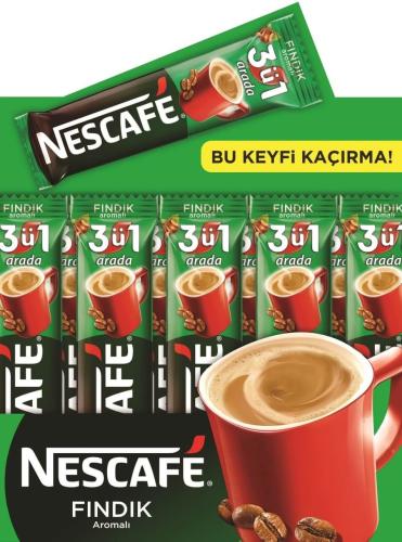 Nestle Nescafe 3Ü1 Arada Fındıklı 48 Adet 17G Leia Hazelnut 12515292 -