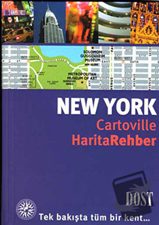 New York Cartoville Harita Rehber (Ciltli) - Nicolas Peyroles - Dost K