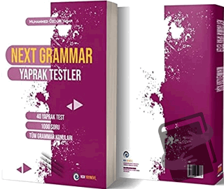 Next Grammar YDS Yaprak Testler - Muhammed Özgür Yaşar - NSN Yayınevi 