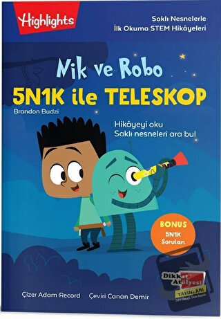 Nik ve Robo 5N1K ile Teleskop - Adam Record - Dikkat Atölyesi Yayınlar