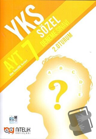 Nitelik YKS AYT Sözel 7 Deneme Sınavı (2. Oturum) - Kolektif - Nitelik