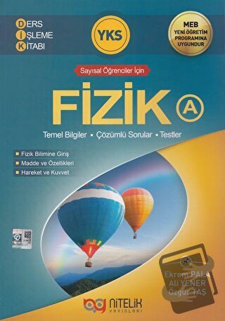 Nitelik YKS TT AYT Fizik A Ders İşleme Kitabı - Ali Yener - Nitelik Ya