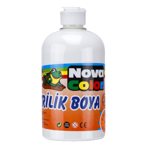 Nova Color Akrilik Boya 500 Gr Beyaz Nc-385 - - Nova Color - Fiyatı - 