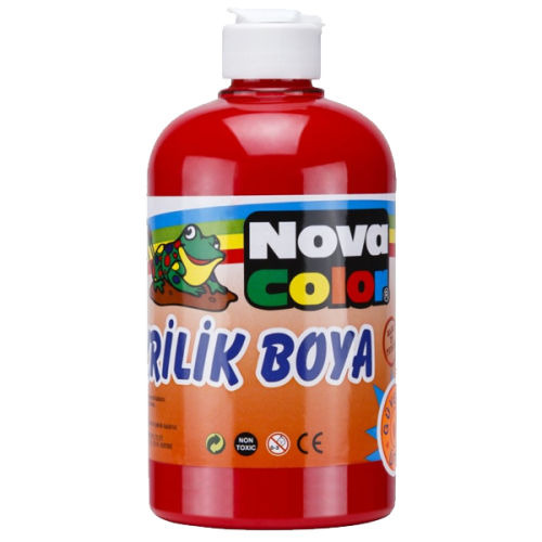 Nova Color Akrilik Boya 500 Gr Kırmızı Nc-382 - - Nova Color - Fiyatı 