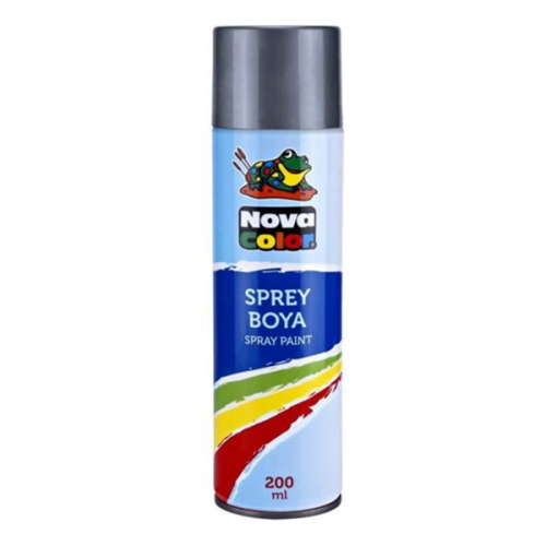 Nova Color Sprey Boya 200 Ml Gri Nc-810 - - Nova Color - Fiyatı - Yoru