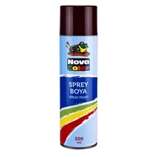 Nova Color Sprey Boya 200 Ml Kahverengi Nc-806 - - Nova Color - Fiyatı