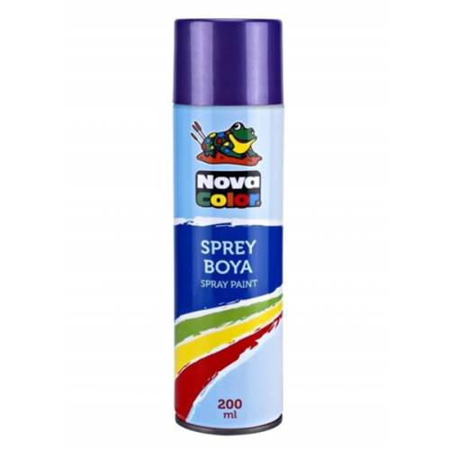 Nova Color Sprey Boya 200 Ml Mor Nc-808 - - Nova Color - Fiyatı - Yoru