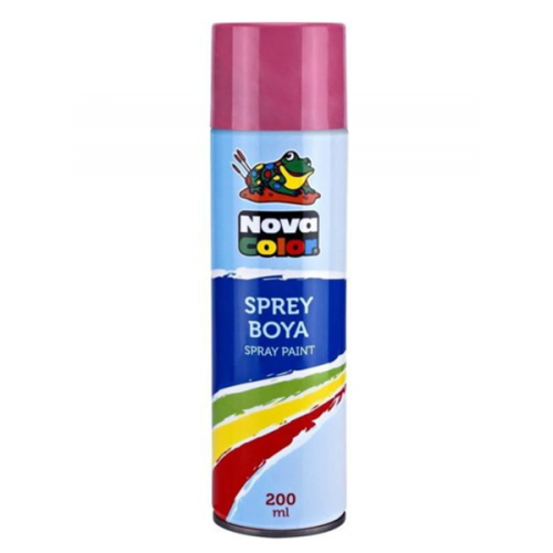 Nova Color Sprey Boya 200 Ml Pembe Nc-809 - - Nova Color - Fiyatı - Yo