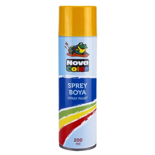 Nova Color Sprey Boya 200 Ml Sarı Nc-800 - - Nova Color - Fiyatı - Yor