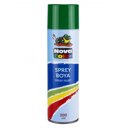 Nova Color Sprey Boya 200 Ml Yeşil Nc-803 - - Nova Color - Fiyatı - Yo