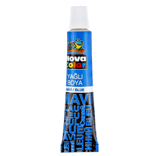 Nova Color Yağlı Boya Tüp Mavi Nc-129 - 12'li Paket - - Nova Color - F