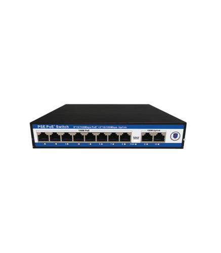 Nova Nvc-Pse0820 8 Port Poe+ 10-100 Mbps 2 Port 10-100 Mbps Uplink Swi