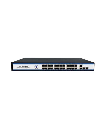 Nova Nvc-Pse2422G 24 Port Poe+ 10-100 Mbps 2 Port 10-100-1000 Mbps Upl