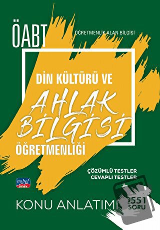 ÖABT Din Kültürü ve Ahlak Bilgisi Öğretmenliği - Öğretmenlik Alan Bilg