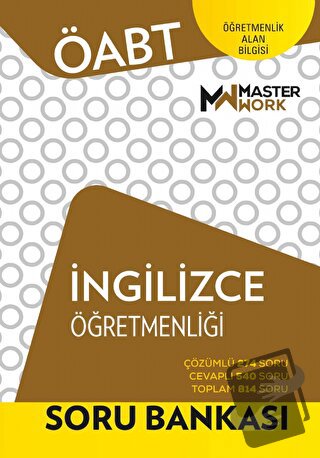 ÖABT İngilizce Öğretmenliği Soru Bankası - Kolektif - MasterWork - Fiy