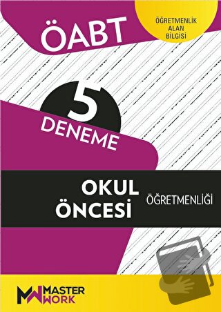 ÖABT Okul Öncesi Öğretmenliği 5 Deneme - Kolektif - MasterWork - Fiyat