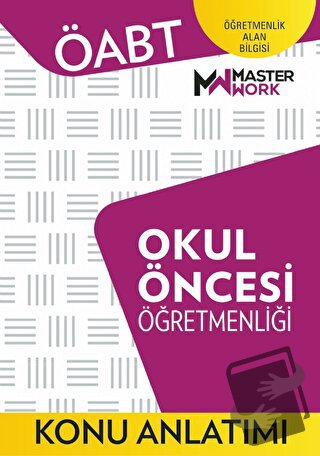 ÖABT - Okul Öncesi Öğretmenliği - Konu Anlatımı - Kolektif - MasterWor