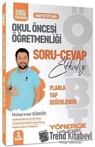 ÖABT Okul Öncesi Öğretmenliği Soru Cevap Etkinliği - Muhammet Güngör Y