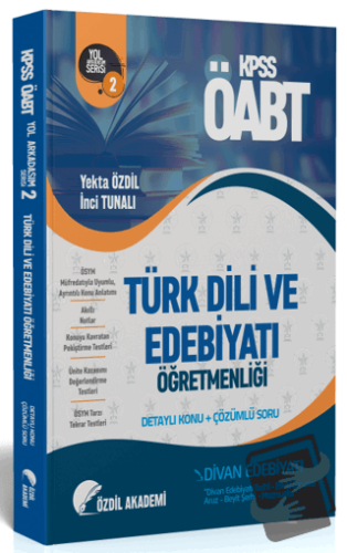 ÖABT Türk Dili ve Edebiyatı 2. Kitap Divan Edebiyatı Konu Anlatımlı So