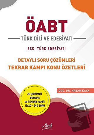 ÖABT Türk Dili ve Edebiyatı Detaylı Soru Çözümleri Tekrar Kampı Konu Ö