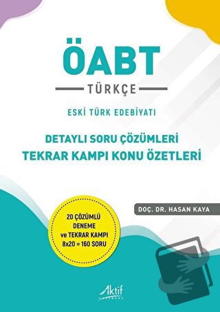 ÖABT Türkçe Detaylı Soru Çözümleri Tekrar Kampı Konu Özetleri - Hasan 